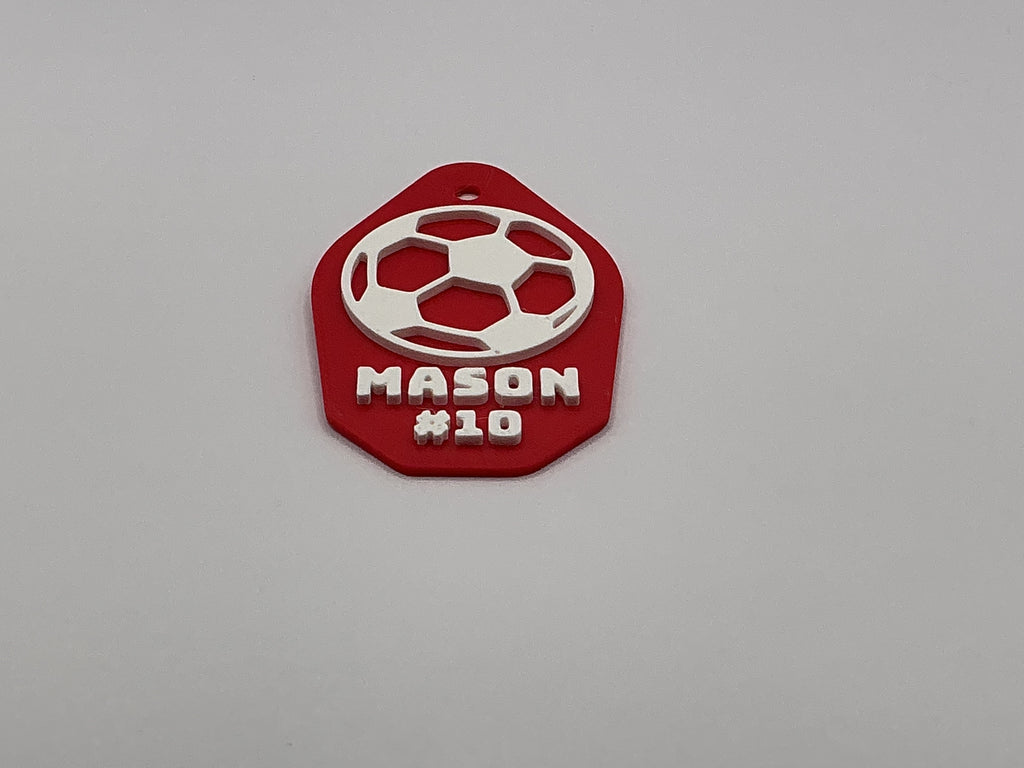 Personalized Soccer Keychain