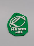 Personalized Football Keychain